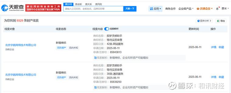 字节跳动申请注册即梦灵感助手商标