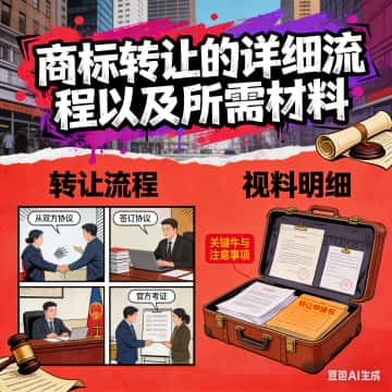 商标转让的详细流程以及所需的材料时间解读